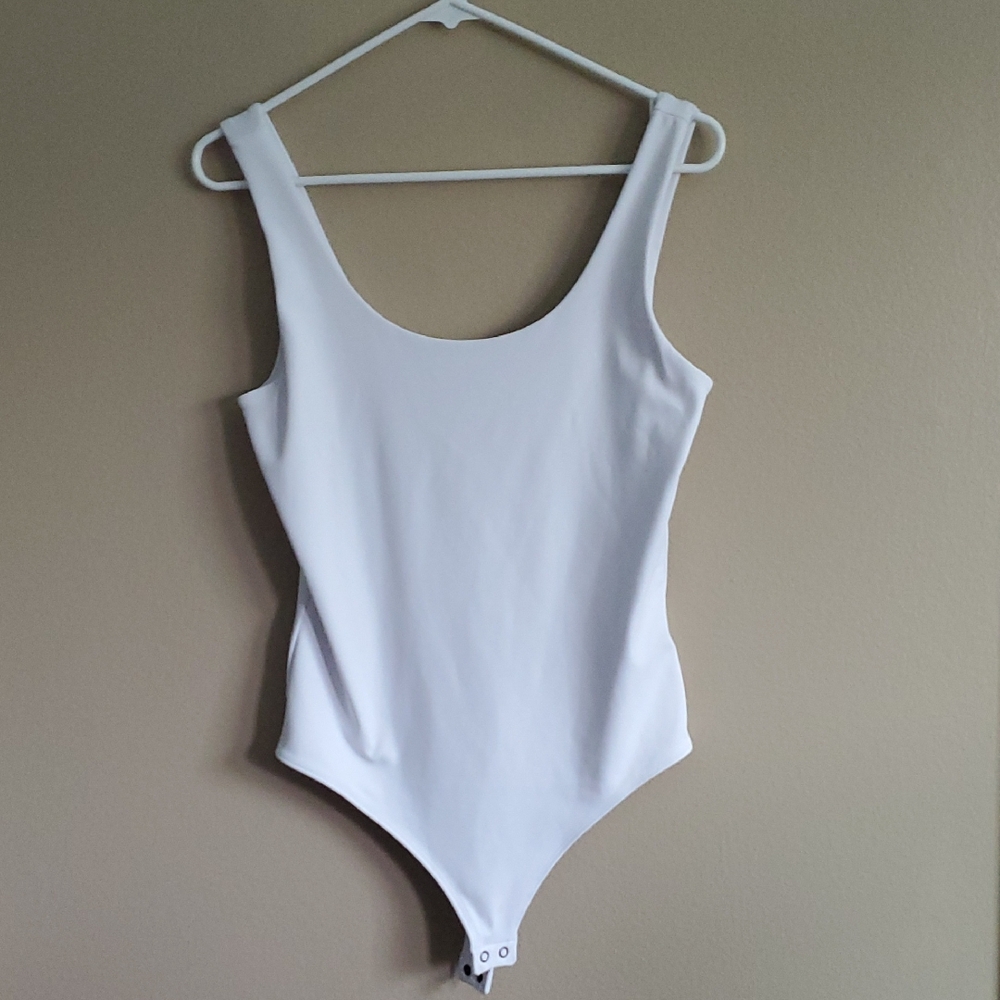 Express Body Conture White Womens Bodysuit